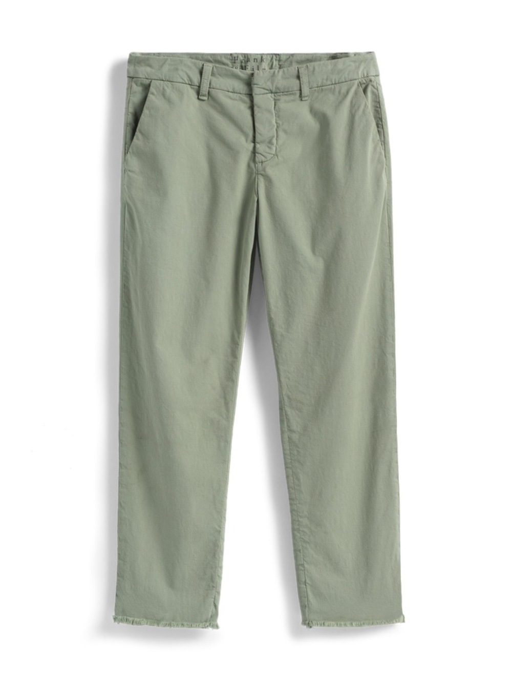 Frank & Eileen Wicklow Italian Chino Pant Cropped Sage Green Size 10